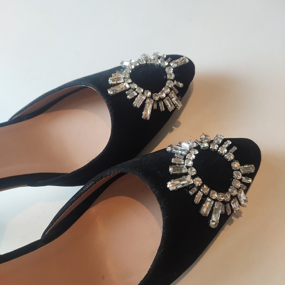 Fixed price - embellished crystal heels as good as new - Picture 8 of 10